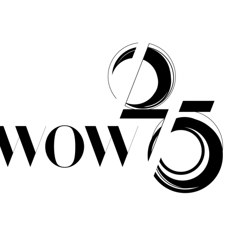WOW25th Anniversary Logo Design
