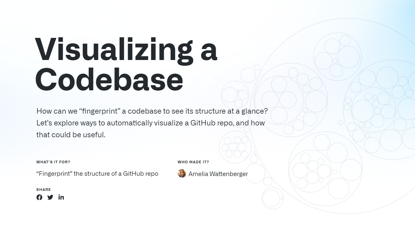 GitHub Visualizing a Codebase
